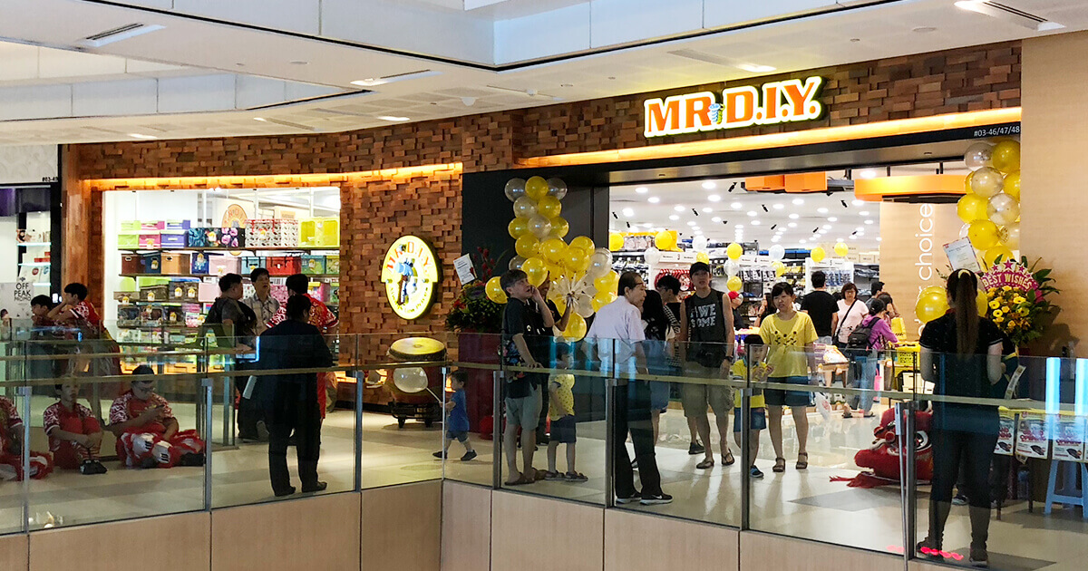 【海外マーケティング事例】シンガポール初上陸！　DIY総合ショップMR D.I.Y.の新規出店時のマーケティング施策